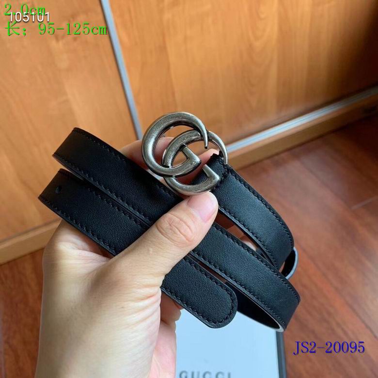 Gucci belt 20mm 95-125cm 8L01