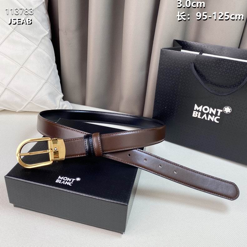 Montblanc belt 30mmX95-125cm 8L03
