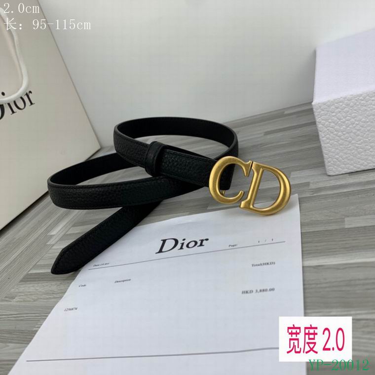 Dior Belt 20mmX95-115cm 8L08