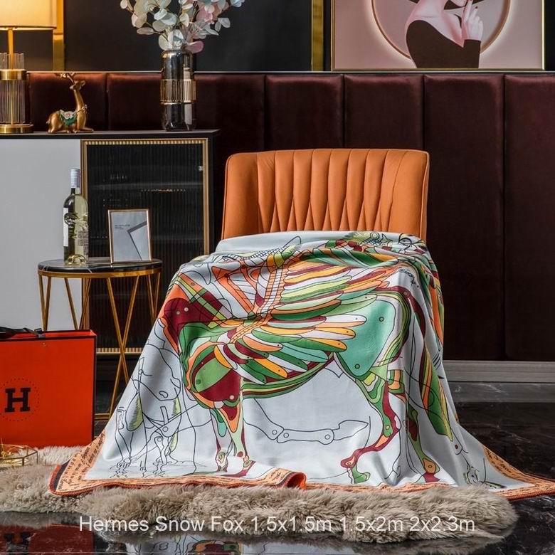 Hermes Snow Fox 1.5x1.5m 1.5x2m 2x2.3m n01