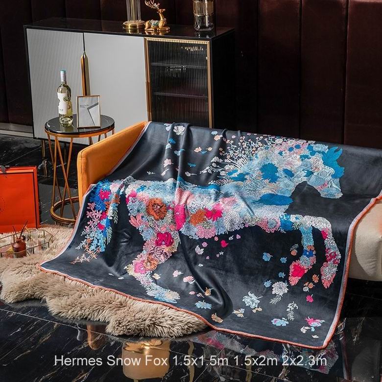 Hermes Snow Fox 1.5x1.5m 1.5x2m 2x2.3m n05