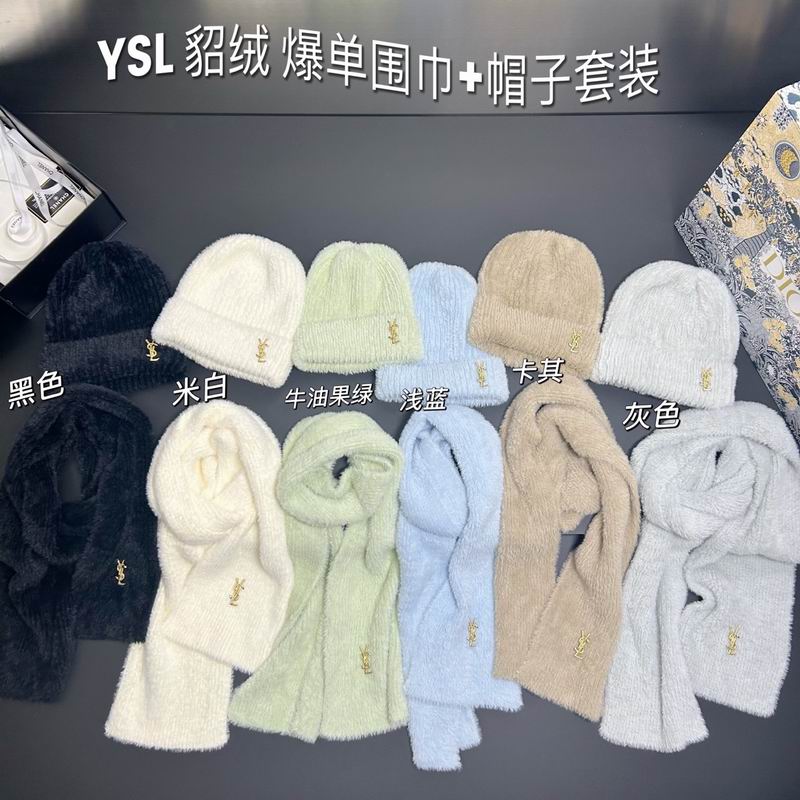 YSL scarf hat 2PCS 1125
