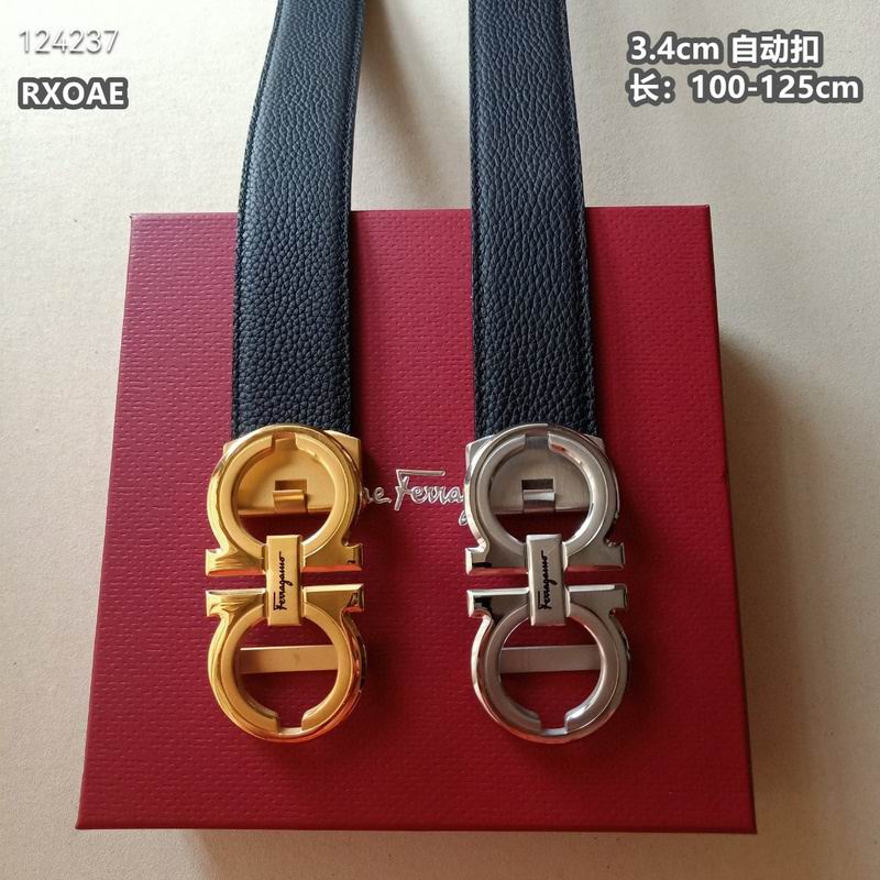 Ferragamo belt 34mmX100-125cm 8L08