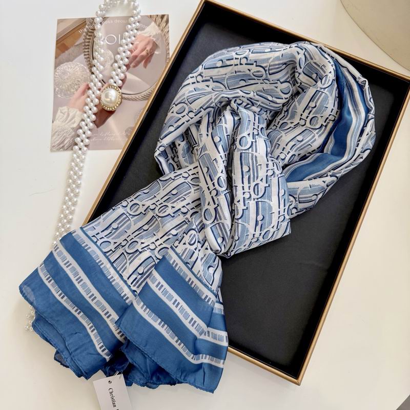 Dior silk scarf 90-180cm