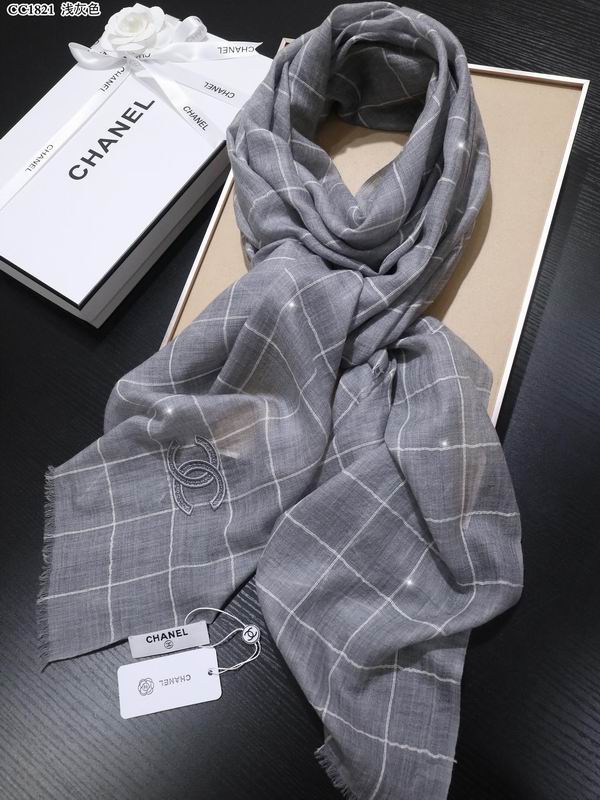 Chanel scarf 100X200cm E060522