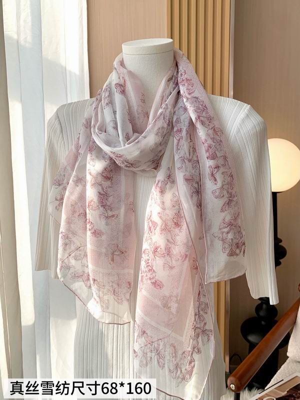 Other silk Scarf 68X180cm E0605