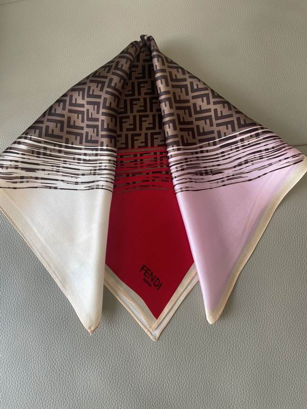 Fendi silk scarf 53X53cm E02