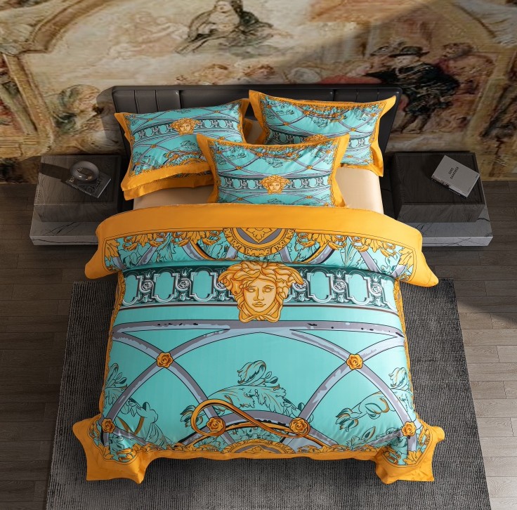 Horse Cotton Bedding 4Pcs 0802