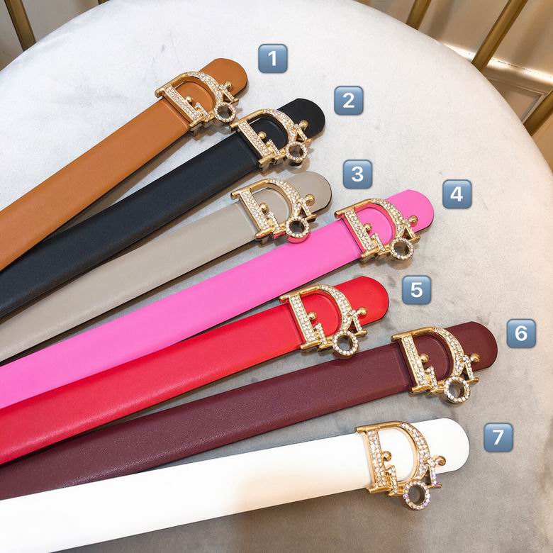 2024Dior Belt 25mm 1110