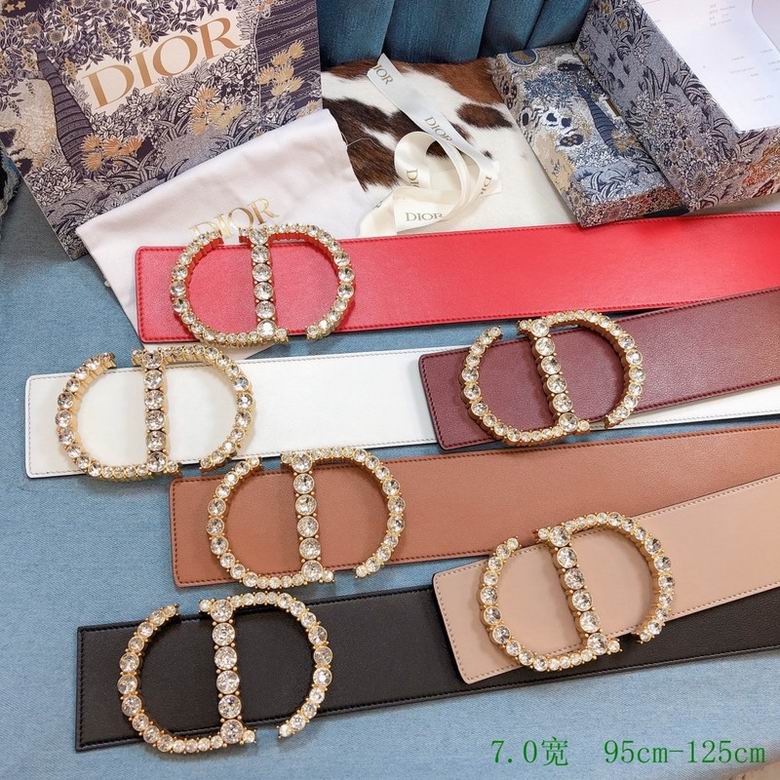 Dior Belt 70mmX95-125cm 7d06