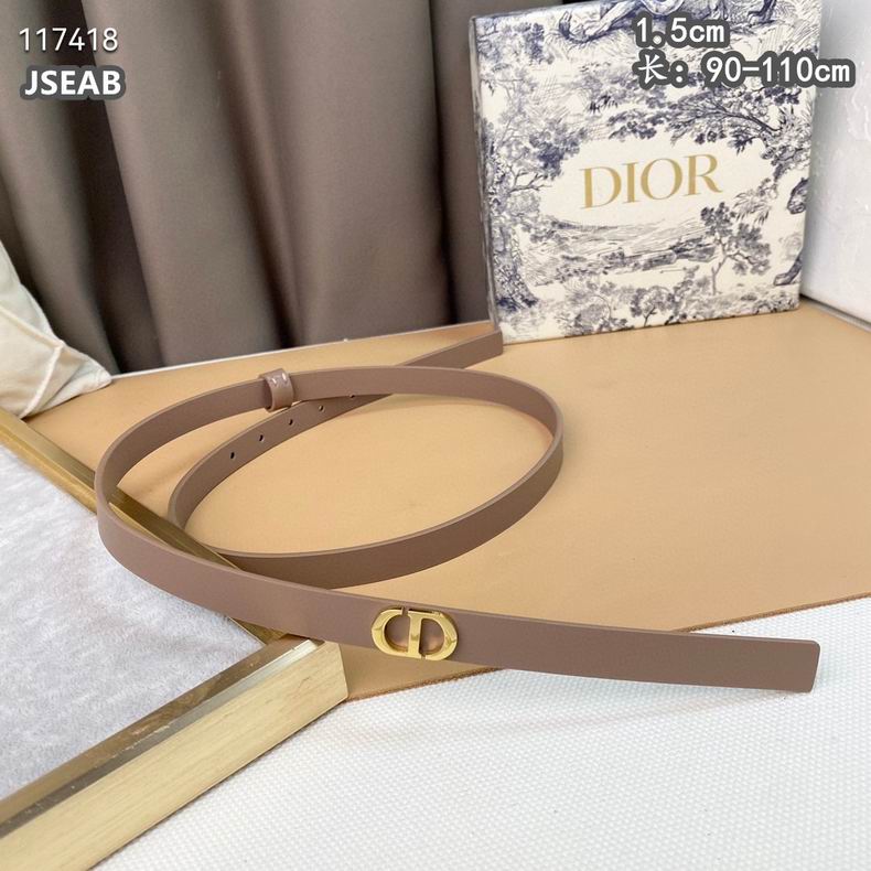 2023Dior belt 15mm 0210