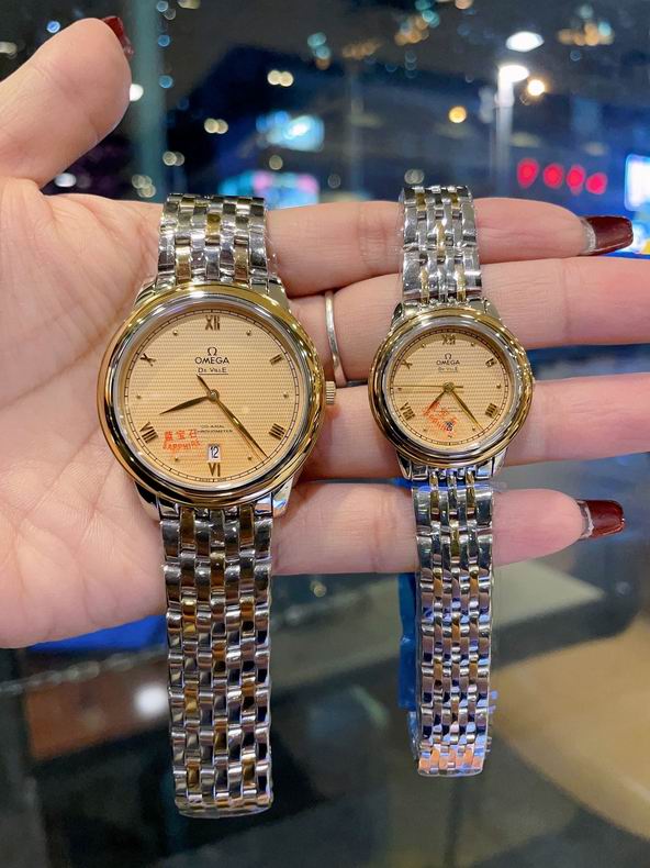 Omega men 39.5mm women 28mm 123168