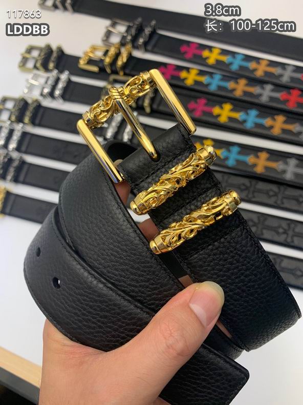 Chrome Hearts belt 38mmX100-125cm 8L16