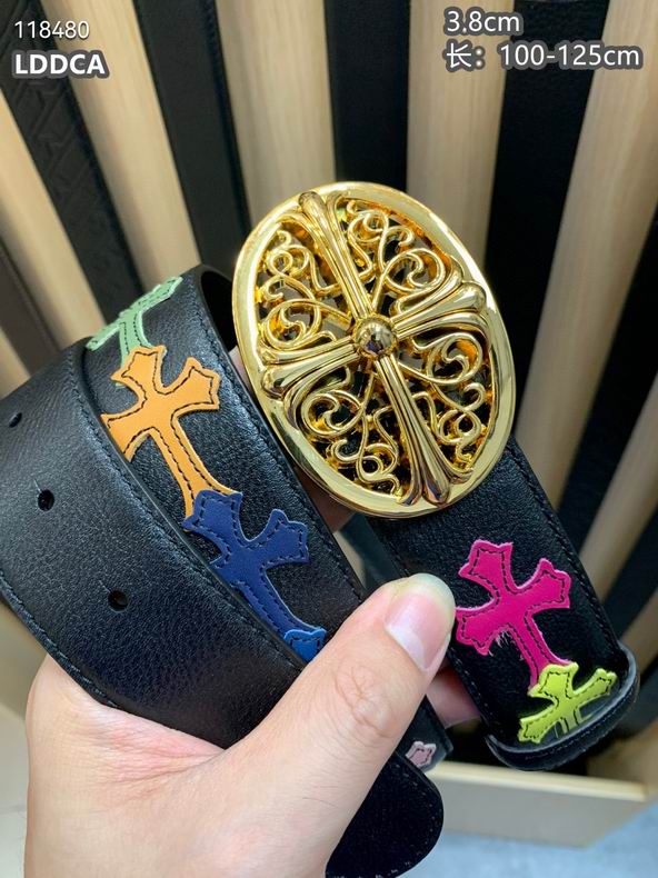 Chrome Hearts belt 38mmX100-125cm 8L22