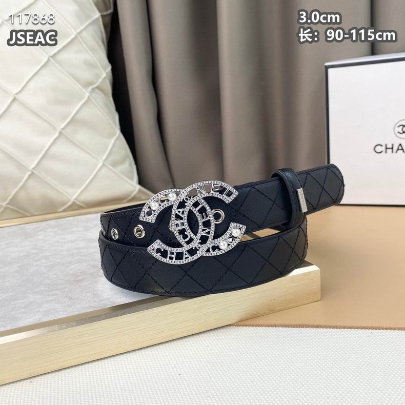 Chanel belt 30mmX90-115cm 8L07