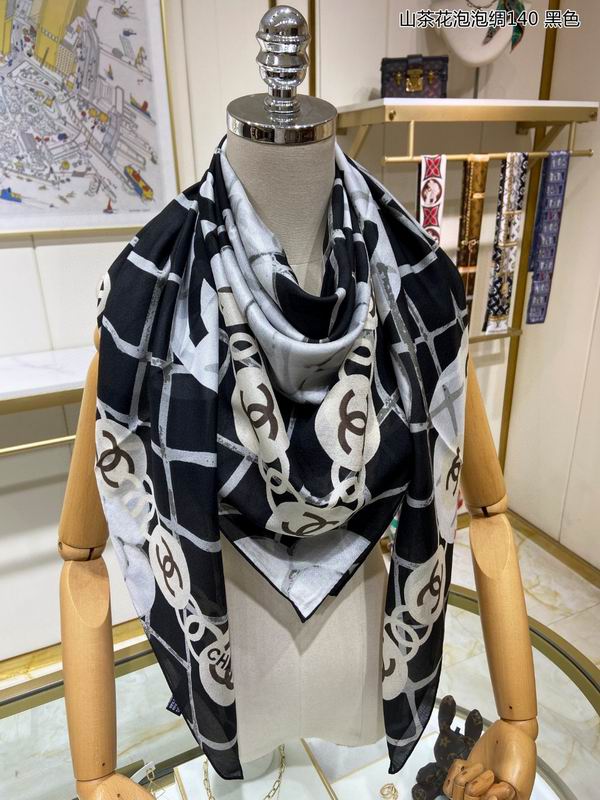 Chanel silk scarf �����ߴ�